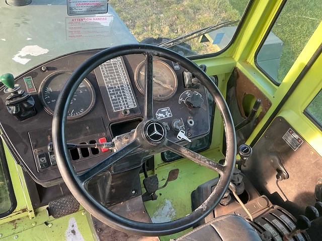 1989 mercedes-benz mb trac 1400 turbo vierwielaangedreven landbouwtractor - afbeelding 24 van  38