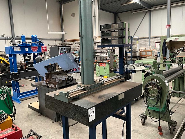 1989 mitutoyo cx-652d 3-d hoogtemeter met vlaktafel - afbeelding 2 van  9