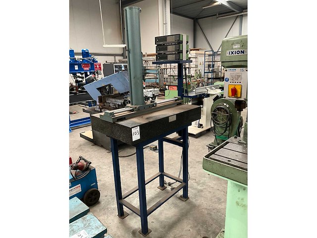 1989 mitutoyo cx-652d 3-d hoogtemeter met vlaktafel - afbeelding 3 van  9