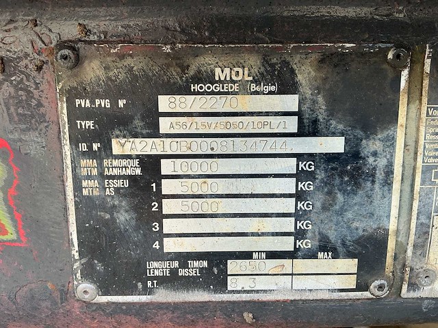 1989 mol a56/15v/5050/10pl/1 dieplader - afbeelding 31 van  37