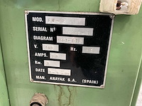 1989 panak fm-2 verticale freesmachine - afbeelding 2 van  9