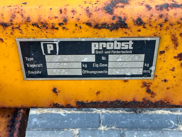 1989 probst z16 m 40/2 stenenklem - afbeelding 3 van  5