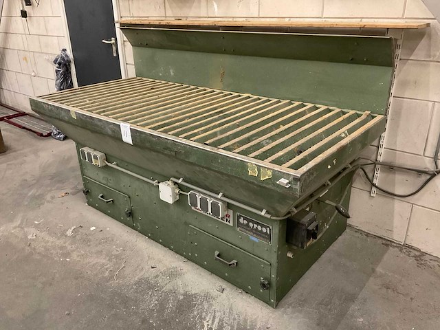 1989 sat 1 industriële afzuigtafel - afbeelding 3 van  4