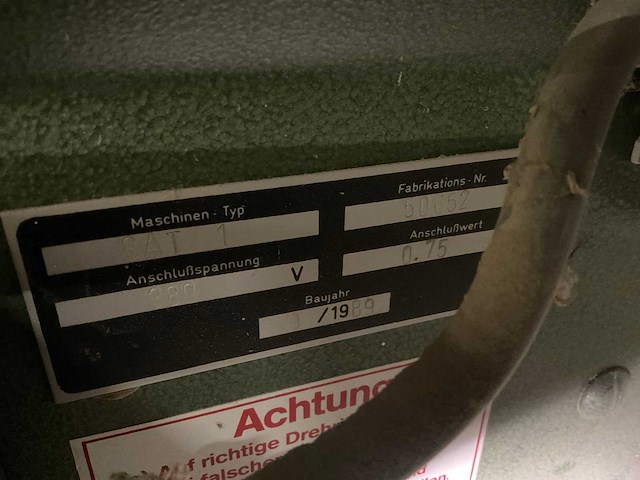 1989 sat 1 industriële afzuigtafel - afbeelding 4 van  4