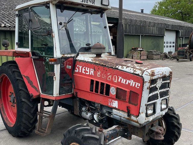 1989 steyr 8080 oldtimer tractor - afbeelding 4 van  17