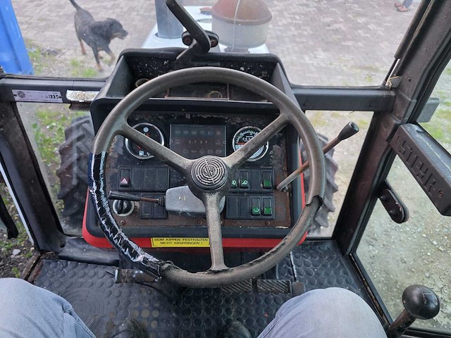 1989 steyr 8080 sk2 tweewielaangedreven landbouwtractor - afbeelding 5 van  22