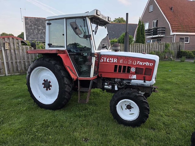 1989 steyr 8080 sk2 tweewielaangedreven landbouwtractor - afbeelding 9 van  22