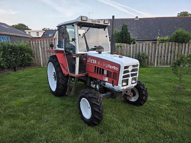 1989 steyr 8080 sk2 tweewielaangedreven landbouwtractor - afbeelding 17 van  22