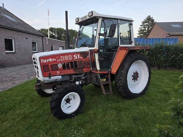 1989 steyr 8080 sk2 tweewielaangedreven landbouwtractor - afbeelding 18 van  22