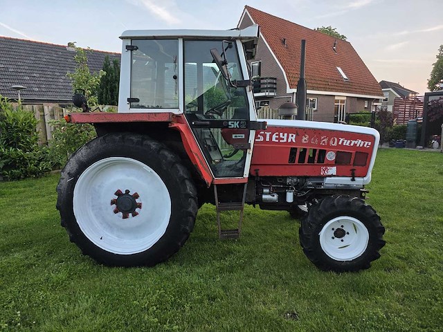 1989 steyr 8080 sk2 tweewielaangedreven landbouwtractor - afbeelding 19 van  22