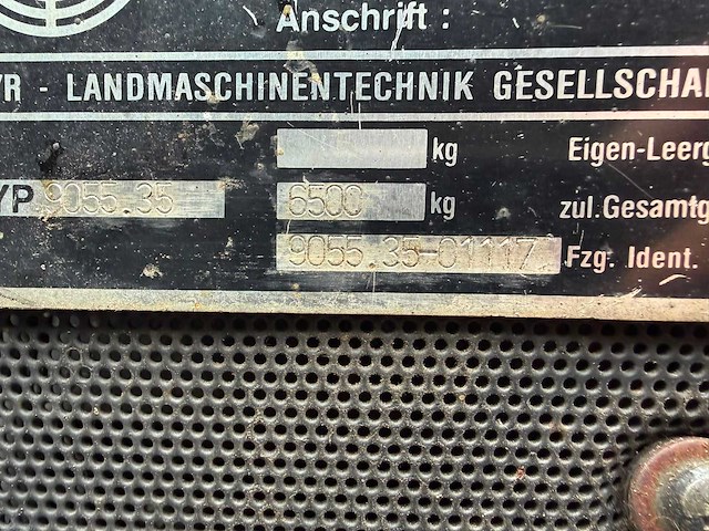 1989 steyr 9083 vierwielaangedreven landbouwtractor - afbeelding 4 van  12