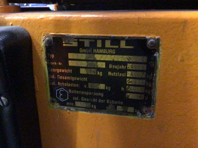 1989 still r50-15 vorkheftruck - afbeelding 3 van  13