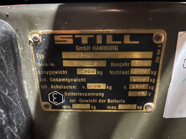 1989 still r50-15 vorkheftruck - afbeelding 4 van  5