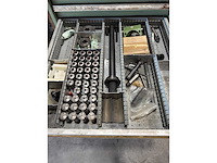 1989 tschudin htg ui50/ui80 slijp- en afbraammachine - afbeelding 6 van  14