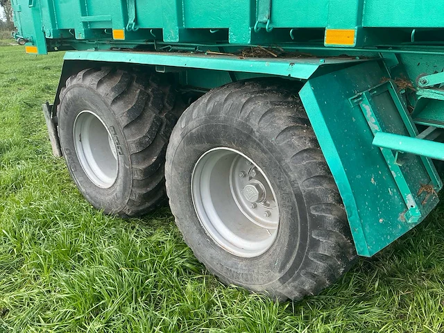 1989 van hool r-309 3-assige landbouwkipper – ca. 35 m³ – eigen hydrauliek - afbeelding 5 van  25