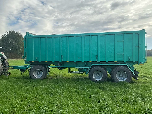 1989 van hool r-309 3-assige landbouwkipper – ca. 35 m³ – eigen hydrauliek - afbeelding 12 van  25