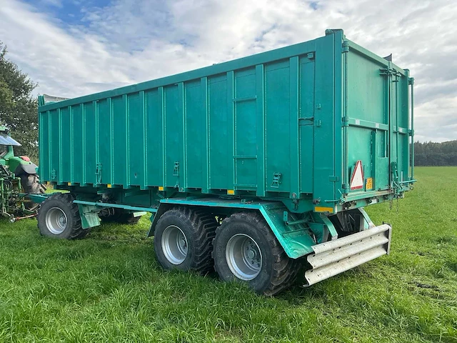 1989 van hool r-309 3-assige landbouwkipper – ca. 35 m³ – eigen hydrauliek - afbeelding 19 van  25