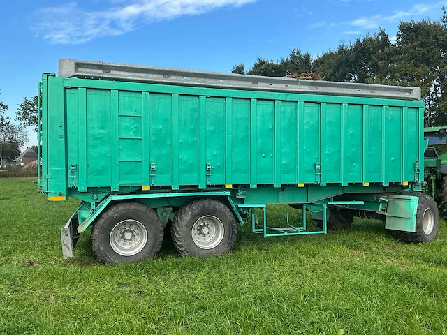 1989 van hool r-309 3-assige landbouwkipper – ca. 35 m³ – eigen hydrauliek - afbeelding 22 van  25