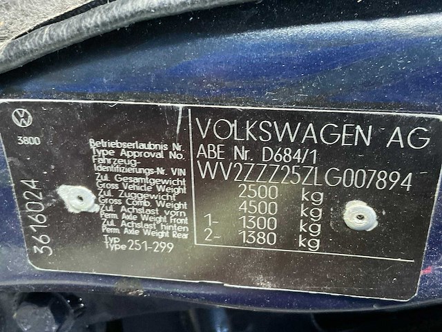 1989 volkswagen t3 syncro 4x4 restomod 230pk - afbeelding 35 van  40
