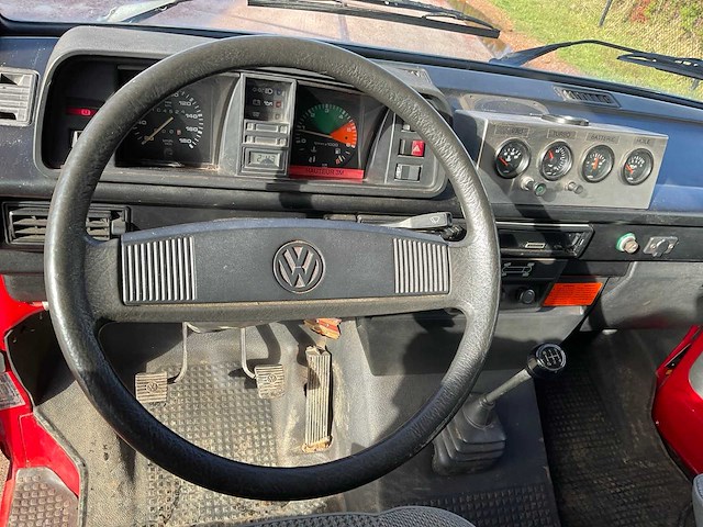 1989 volkswagen/steyr-puch t3 syncro 4x4 16 inch dubbele cabine camper - afbeelding 17 van  72