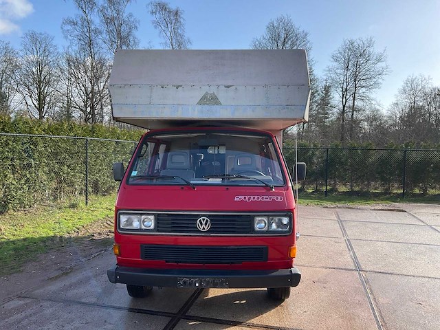 1989 volkswagen/steyr-puch t3 syncro 4x4 16 inch dubbele cabine camper - afbeelding 12 van  72