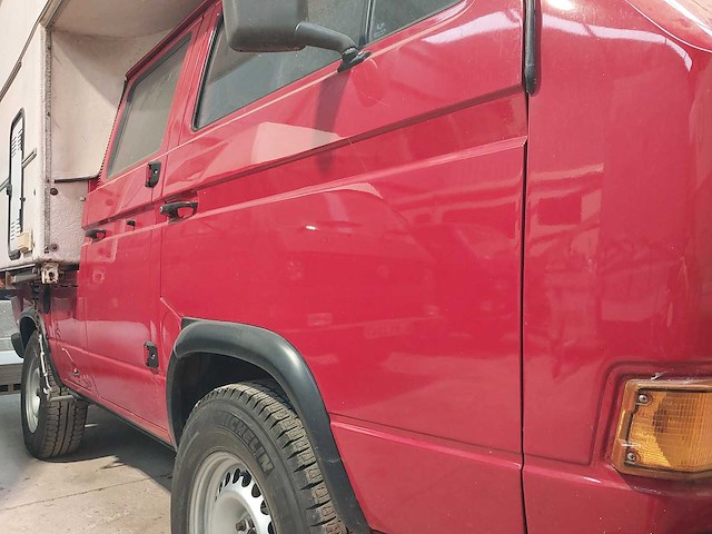 1989 volkswagen/steyr-puch t3 syncro 4x4 16 inch dubbele cabine camper - afbeelding 37 van  72
