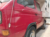 1989 volkswagen/steyr-puch t3 syncro 4x4 16 inch dubbele cabine camper - afbeelding 40 van  72