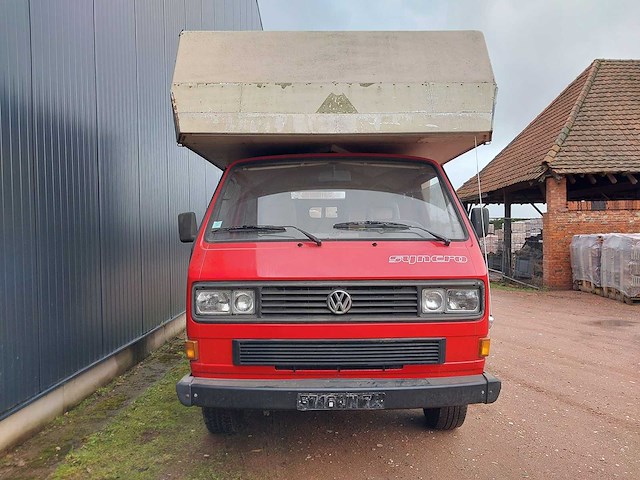 1989 volkswagen/steyr-puch t3 syncro 4x4 16 inch dubbele cabine camper - afbeelding 58 van  72