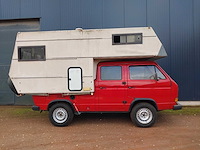 1989 volkswagen/steyr-puch t3 syncro 4x4 16 inch dubbele cabine camper - afbeelding 63 van  72