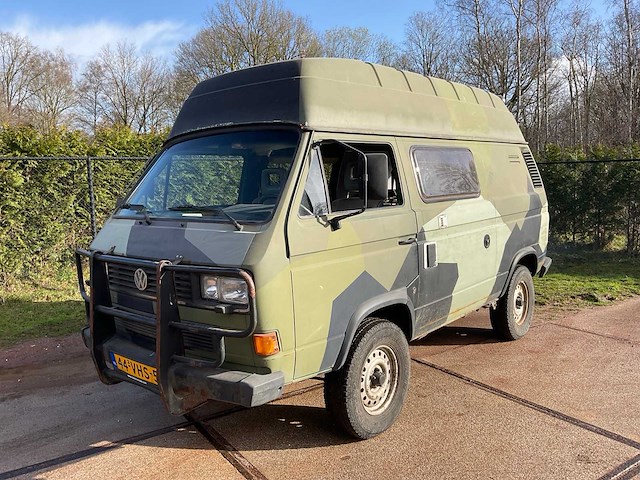 1989 volkswagen/steyrpuch t3 syncro 16 inch 4x4 camper - afbeelding 1 van  65