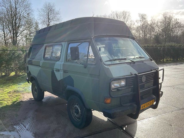 1989 volkswagen/steyrpuch t3 syncro 16 inch 4x4 camper - afbeelding 23 van  65