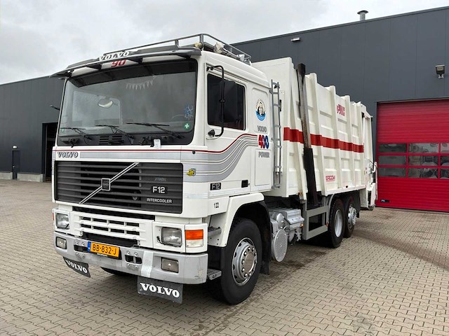 1989 volvo f12 400 intercooler vuilniswagen - afbeelding 1 van  32