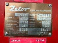 1989 zetor 7211 vierwielaangedreven landbouwtractor - afbeelding 10 van  10