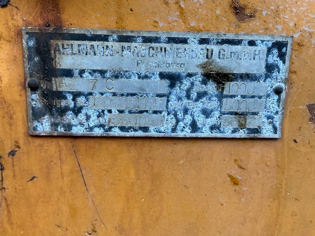 1990 ahlmann al 7c shovel - afbeelding 39 van  44