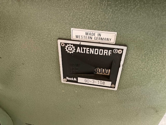 1990 altendorf f45 formaatzaag - afbeelding 7 van  9