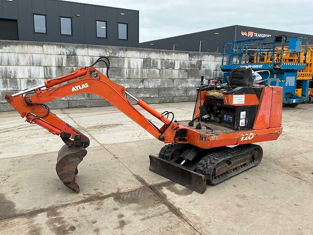 1990 atlas 120 minigraafmachine - afbeelding 1 van  35