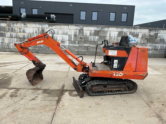 1990 atlas 120 minigraafmachine - afbeelding 12 van  35