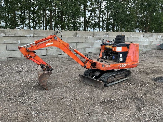1990 atlas 120 minigraafmachine - afbeelding 1 van  37