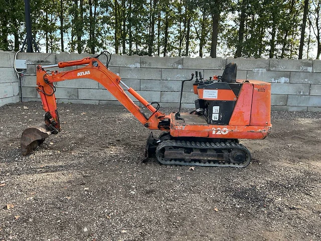 1990 atlas 120 minigraafmachine - afbeelding 12 van  34