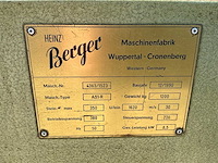 1990 berger as-1 r slijpmachines - afbeelding 15 van  22