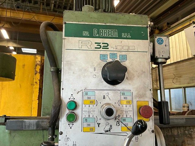1990 breda r32 1000 radiaalboormachine - afbeelding 6 van  20