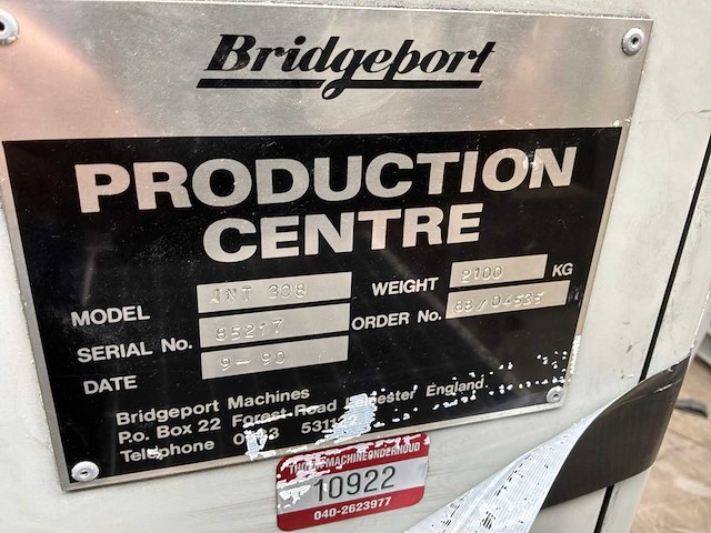 1990 bridgeport vmc interact 308 cnc freesmachine - afbeelding 5 van  13