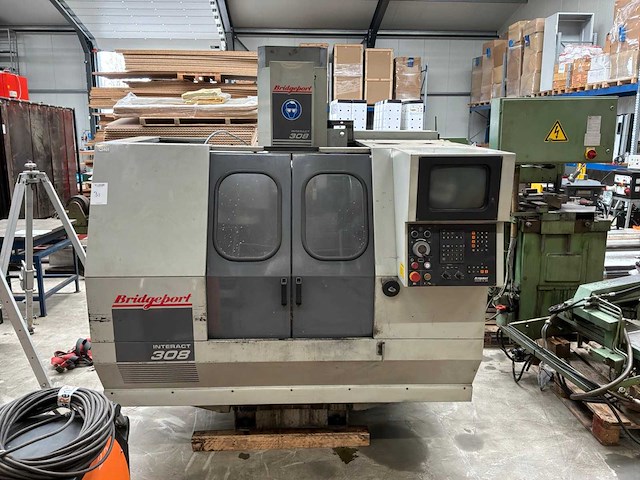 1990 bridgeport vmc interact 308 cnc freesmachine - afbeelding 6 van  13