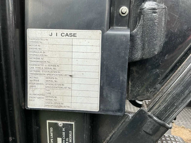 1990 case international 1056xl vierwielaangedreven landbouwtractor - afbeelding 50 van  70