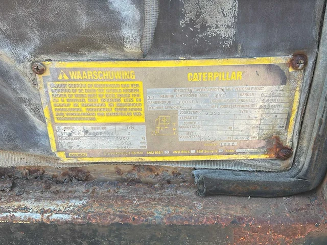1990 caterpillar v175b vorkheftruck - afbeelding 23 van  23