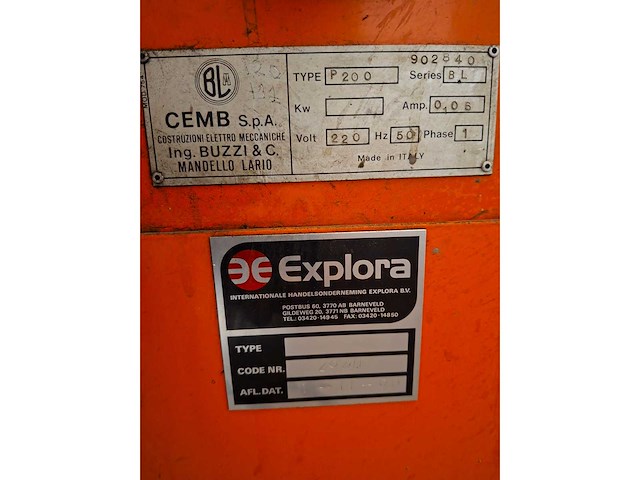 1990 cemb p200 banden balanceerapparaat truck - afbeelding 5 van  5