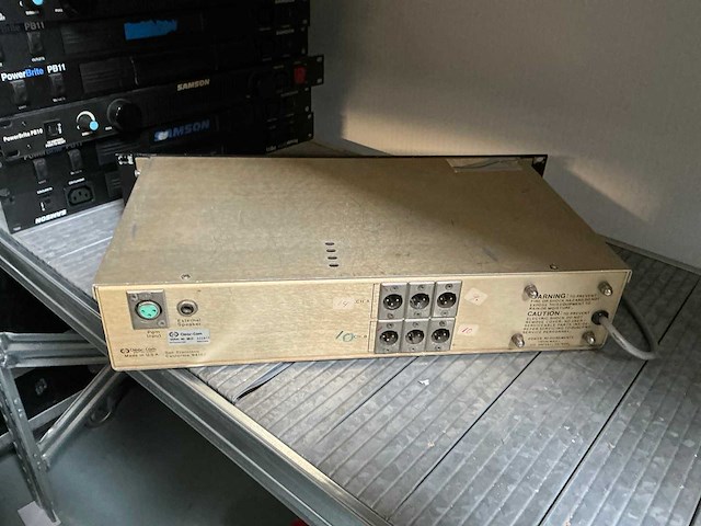 1990 clearcom masterstation intercom station - afbeelding 2 van  3