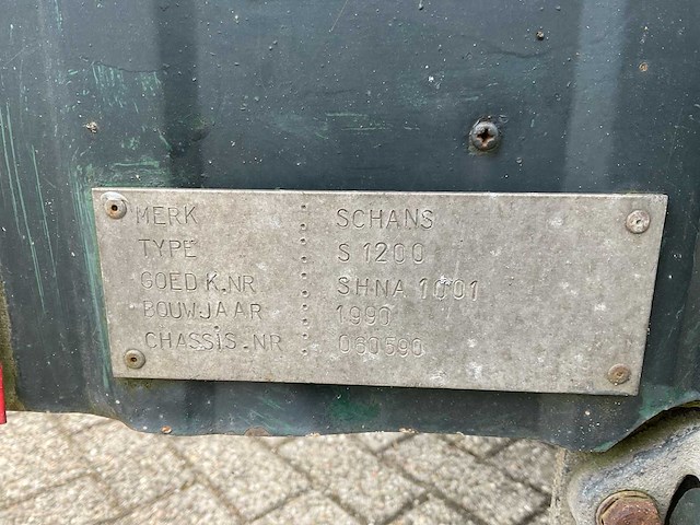 1990 de schans s1200 schaftwagen - afbeelding 4 van  17