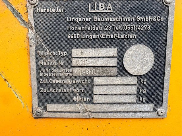 1990 demag df60c asfalteermachine - afbeelding 9 van  15