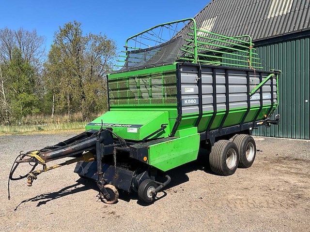1990 deutz fahr k560 opraapwagen - afbeelding 1 van  27